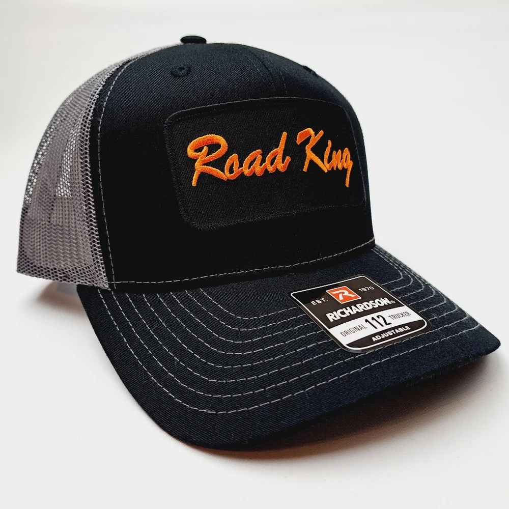 Road King Harley Richardson 112 Trucker Embroidered Patch Mesh Snapback…